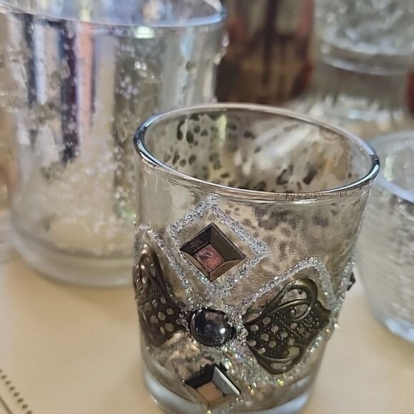 Pottery Barn Candlestick Included In Set Of 5Height & Textured Candleholders #3C - Picture 2 of 9